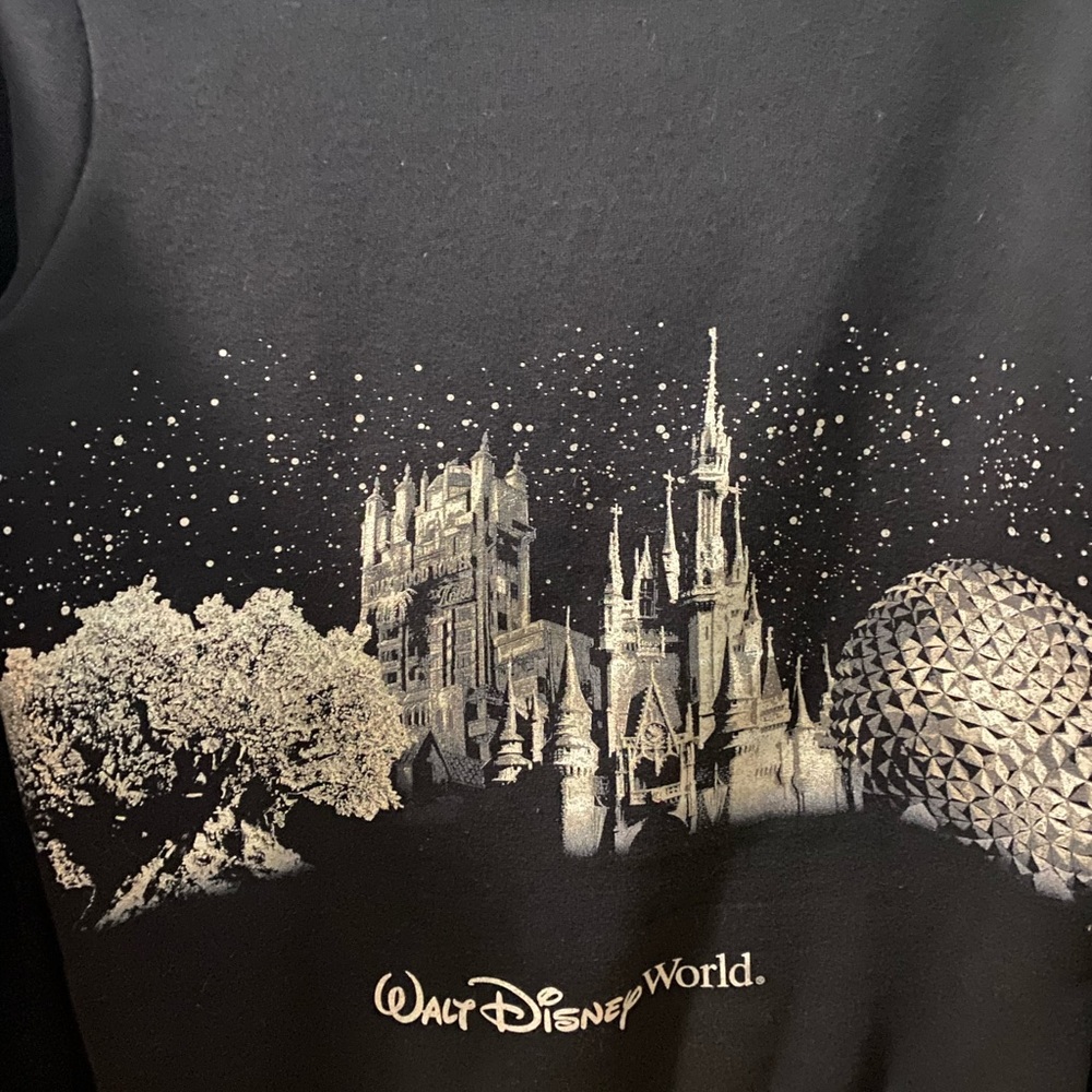 Disney black zipper hoodie